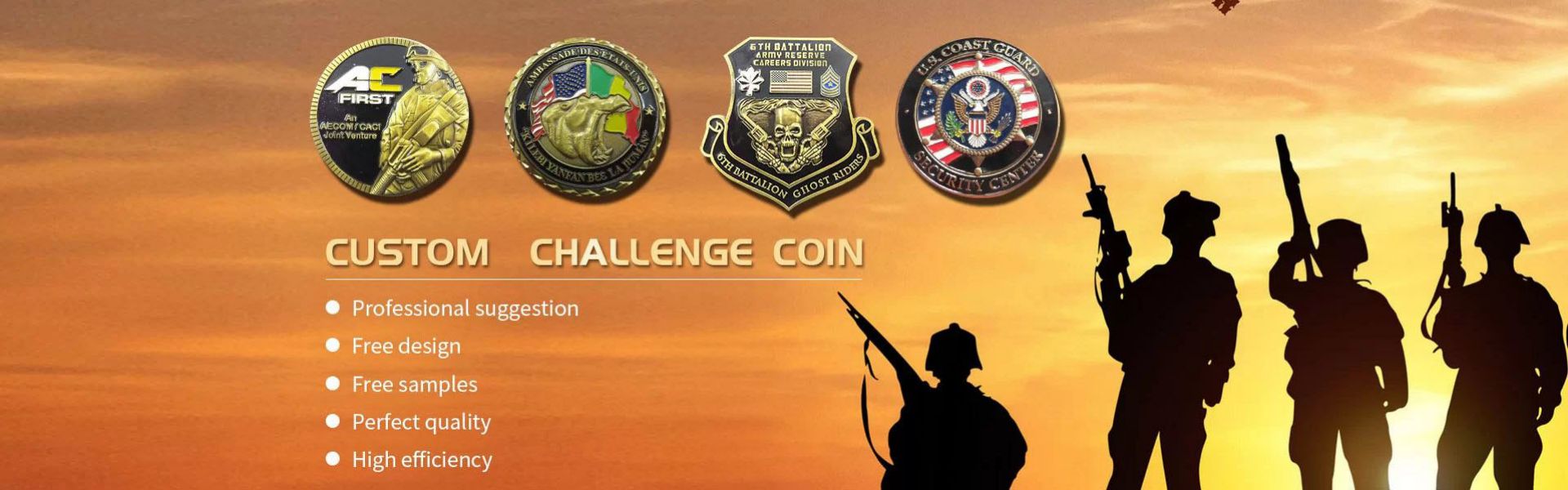 Custom Challenge Monedas Monedas Militares Monedas de aleación de zinc Uso de la colección de souvenir